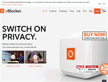 Tablet Screenshot of eblocker.com